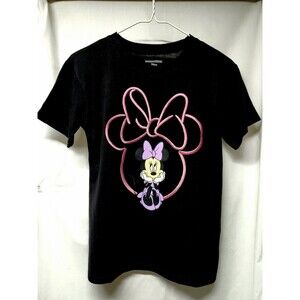 Disney’s Minnie Mouse Black TShirt Girls Size XL NEW